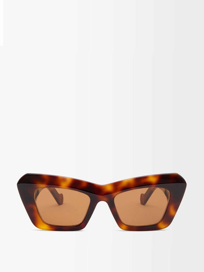 Loewe Tortoiseshell cat eye sunglasses at Collagerie