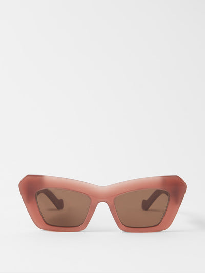 Loewe Oversized cat-eye acetate sunglasses at Collagerie