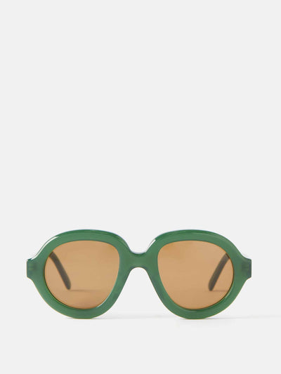 Loewe Eyewear Round aviator acetate sunglasses at Collagerie