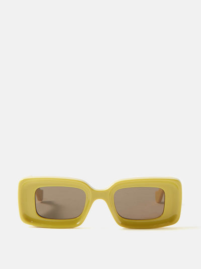 Loewe Eyewear Rectangular acetate sunglasses at Collagerie