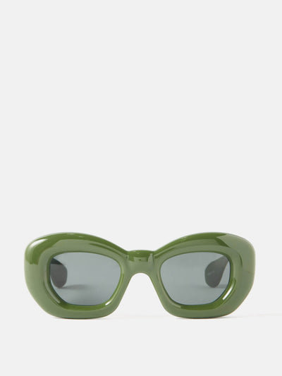 Loewe Eyewear Inflated cat-eye acetate sunglasses at Collagerie