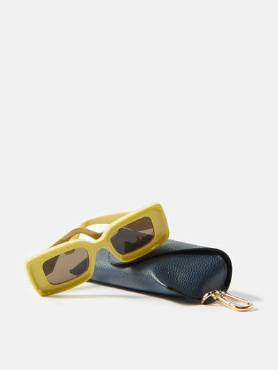 Loewe Yellow rectangular sunglasses at Collagerie