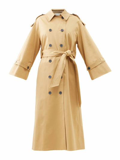 By Malene Birger Alanis organic-cotton blend twill trench coat at Collagerie