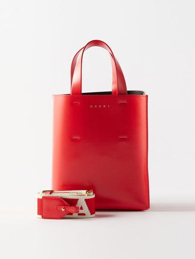 Marni Museo mini leather tote bag at Collagerie