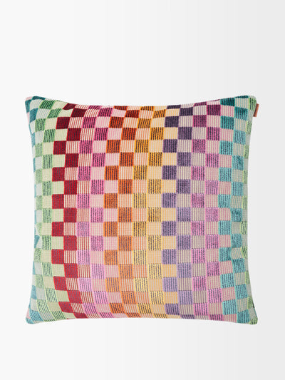 Missoni Home Yugawara Daydream checked-jacquard cushion at Collagerie