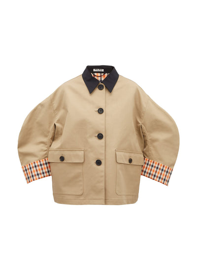 Miu Miu Cotton-canvas jacket at Collagerie