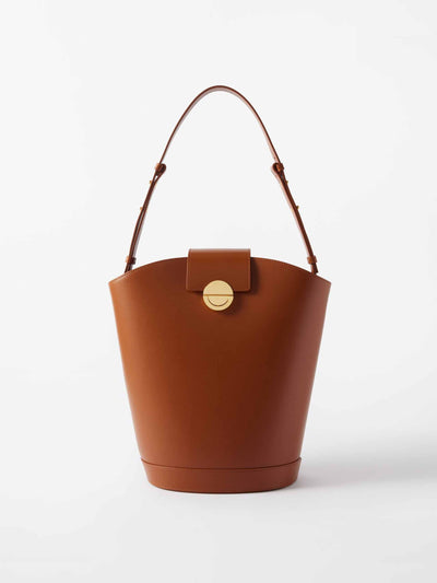 Objets Daso Leather bucket bag at Collagerie