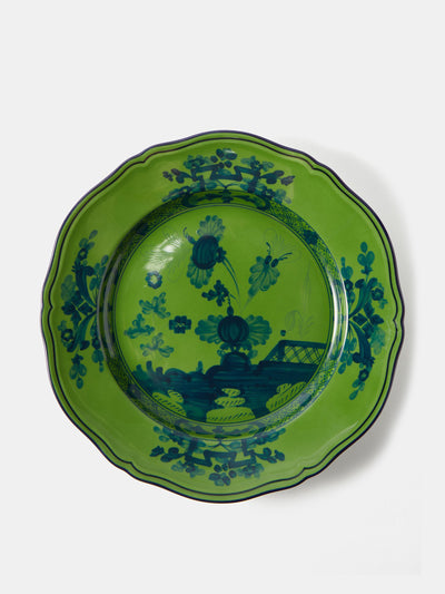 Ginori 1735 Round platter in Malachite at Collagerie