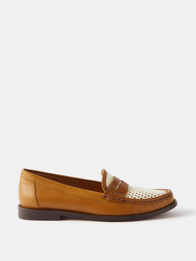 Polo Ralph Lauren Penny strap leather loafers at Collagerie