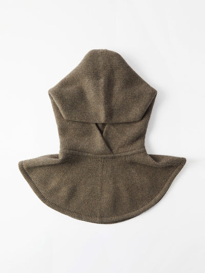 Raey Knitted cashmere hood at Collagerie