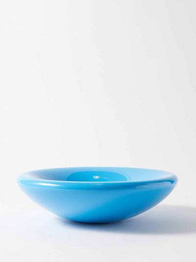 Rira Objects Blue medium resin bowl at Collagerie