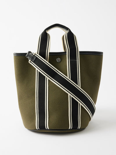 Rue De Verneuil Cruise small canvas bucket bag at Collagerie