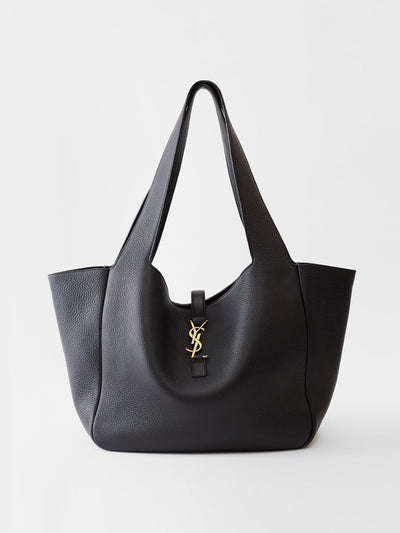 Saint Laurent Bea leather tote bag at Collagerie