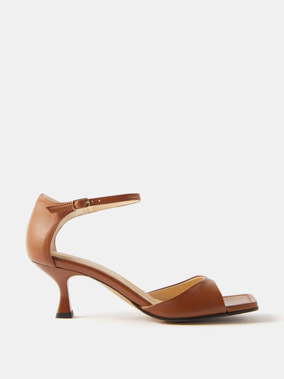 Souliers Martinez Kika 50 leather sandals at Collagerie