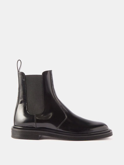 The Row Elastic Ranger leather Chelsea boots at Collagerie