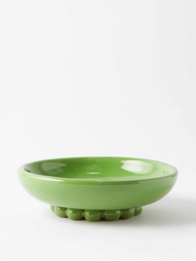 Tina Vaia Green large clay bowl at Collagerie