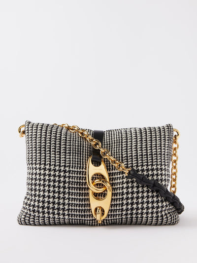 Tom Ford Pillow Carine check cross-body bag at Collagerie