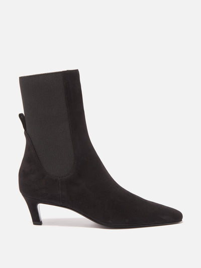 Totême Kitten-heel suede ankle boots at Collagerie