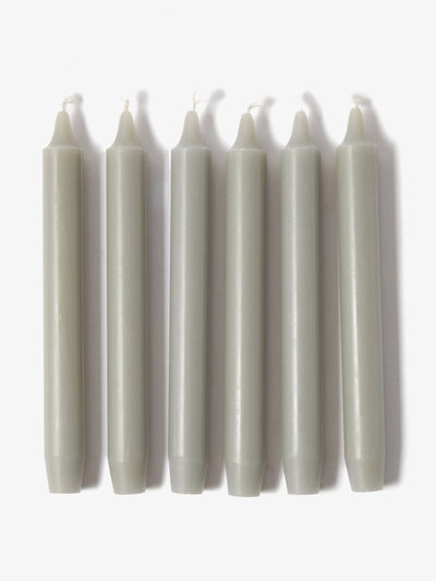 Trudon Madeleine tapered grey candles (set of 6) at Collagerie