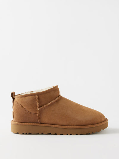 Ugg Classic Ultra Mini suede boots at Collagerie
