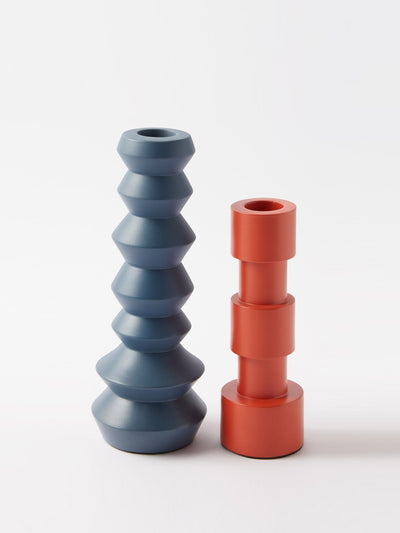 The Conran Shop Bevel & Stack candlestick holders (set of 2) at Collagerie