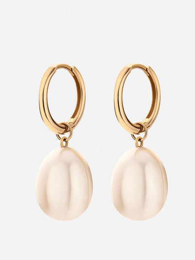 Miansai Hera drop pearl earrings at Collagerie