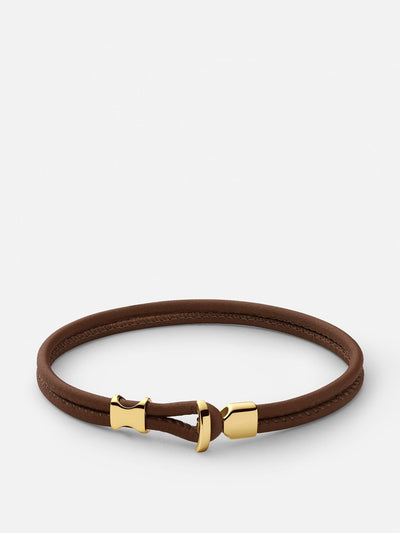 Miansai Orson loop leather bracelet at Collagerie