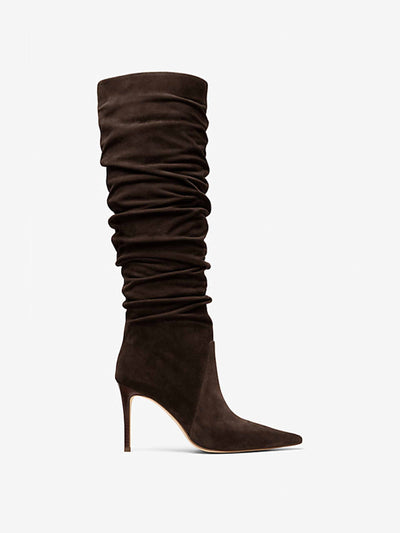 Michael Kors Dawn leather boots at Collagerie