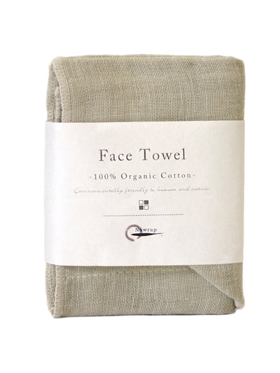 Made in Japan Organic cotton face towel at Collagerie