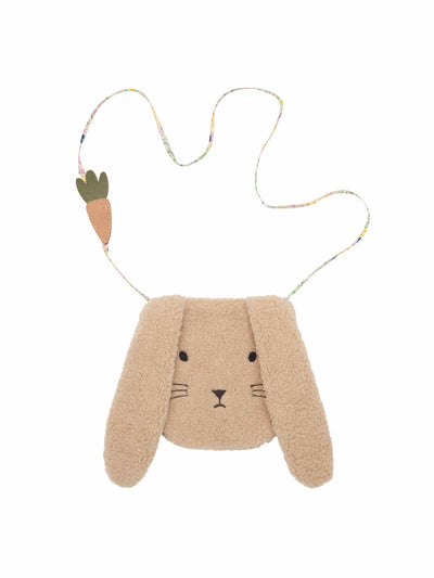 Mimi & Lula Fluffy bunny face bag at Collagerie