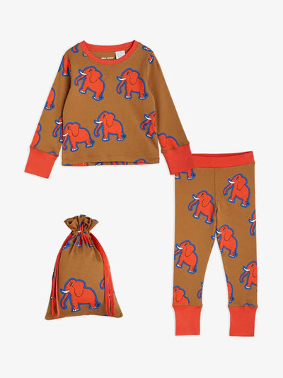 Mini Rodini 4 Elephants pyjama set at Collagerie