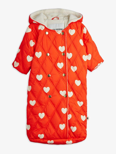 Mini Rodini Hearts quilted stroller bag at Collagerie