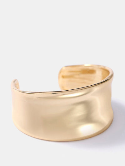 Mint Velvet Gold tone cuff bracelet at Collagerie