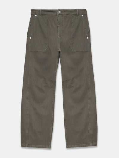 Mint Velvet Khaki utility barrel leg jeans at Collagerie