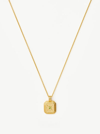 Missoma August birthstone pendant necklace at Collagerie