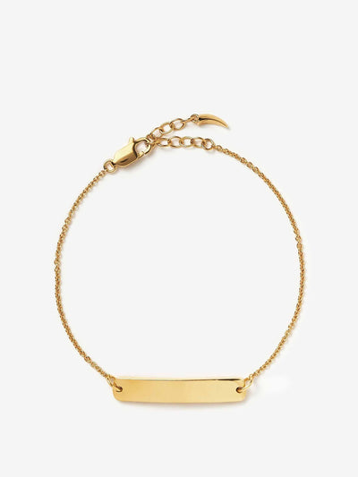 Missoma Engravable bar chain bracelet at Collagerie