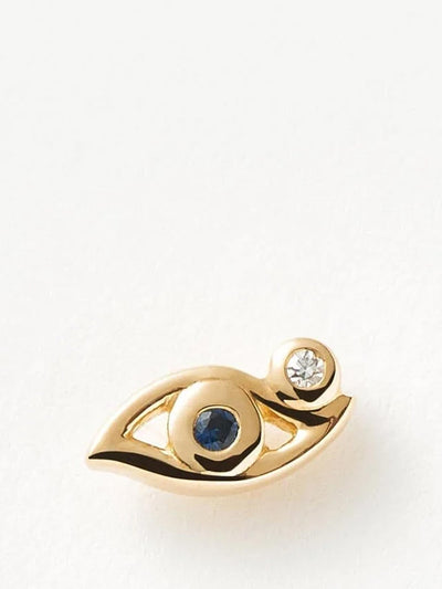 Missoma Fine evil eye single stud earrings at Collagerie