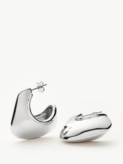 Missoma Hera dome large hoop earrings at Collagerie