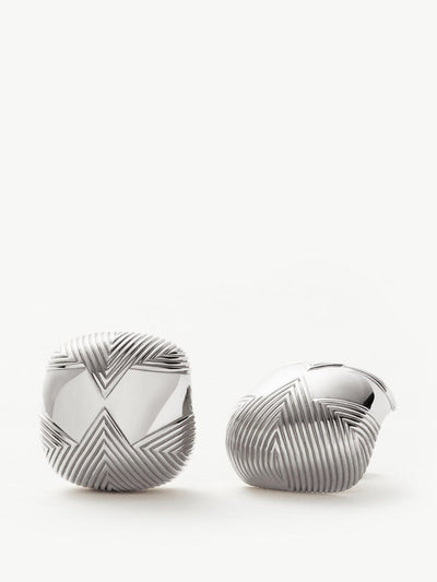 Missoma Hera oversized dome ridge stud earrings at Collagerie