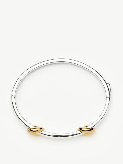 Missoma Lucy Williams knot hinged bangle at Collagerie