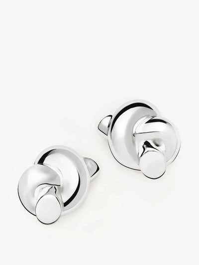 Missoma Lucy Williams knot oversized stud earrings at Collagerie