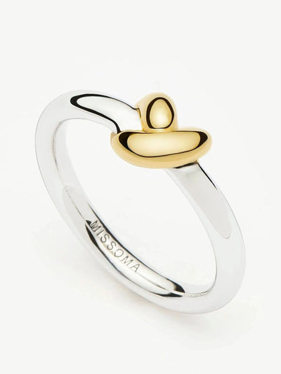 Missoma Lucy Williams knot stacking ring at Collagerie
