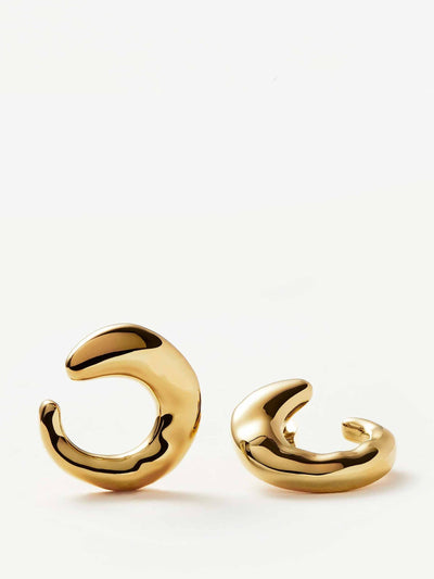 Missoma Molten large open stud earrings at Collagerie