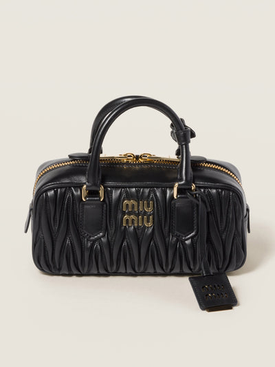 Miu Miu Arcadie matelassé nappa leather bag at Collagerie