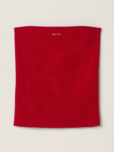 Miu Miu Cotton knit tube top at Collagerie