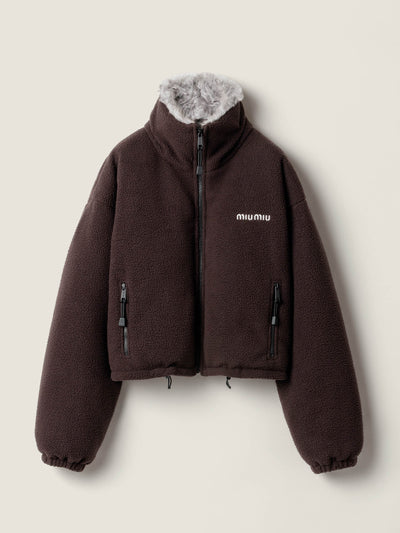 Miu Miu Fleece down jacket at Collagerie