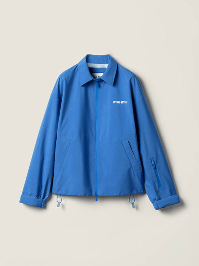 Miu Miu Technical fabric windbreaker at Collagerie