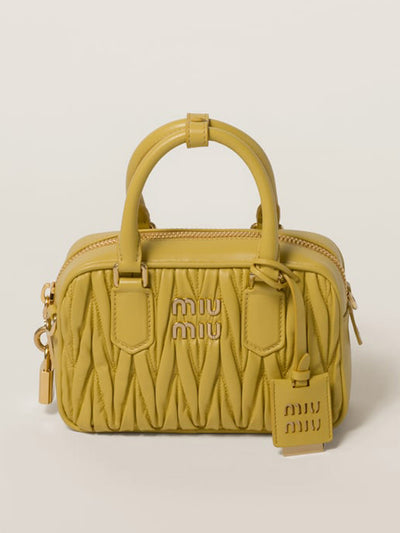 Miu Miu Arcadie matelassé nappa leather bag at Collagerie