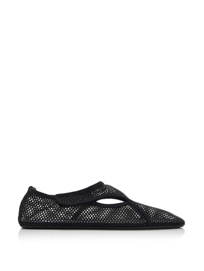 Alaïa Fishnet slippers at Collagerie