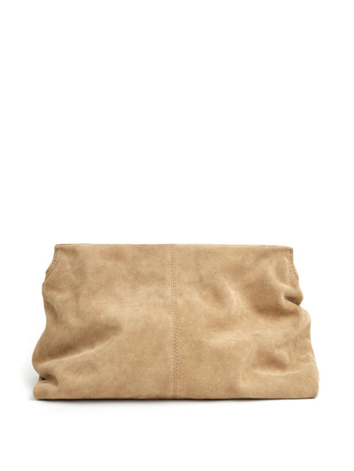 Flattered Clay leather clutch at Collagerie